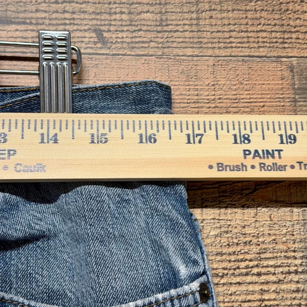 Calvin Klein Jeans Mens 34 Bootcut Light Wash Blue Denim 100% Cotton